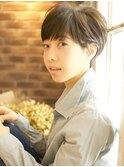 マッシュルームベースの大人かわいいフレンチシックショート☆