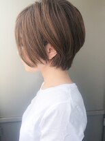 ラウンジ モリオ イケブクロ(Lounge MORIO Ikebukuro) 【morio池袋】大人かわいい前下がり小顔ワンサイドショート