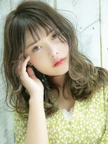 ロンドプランタン 恵比寿(Lond Printemps)&nbsp;ゆるふわウェーブ 小顔愛されロング フォギーベージュ