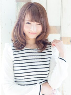 ライズ バイ レボ 柏店(RISE by REVO) ボブ/カーキグレージュ/大人かわいい/フェザーバング