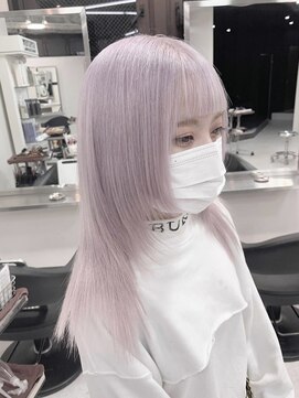 ペレ 渋谷(PELE) K20_ペールラベンダー ブリーチ4回~