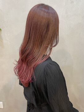 ヘアスタジオダップ(hair studio dap) ピンクグラデーション