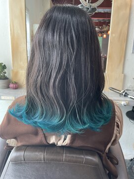 ブオナオンダ(Buona Onda) 毛先ポイントブリーチカラー