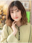 グラデーションカラー韓国風小顔ふわミディa北浦和20代30代40代