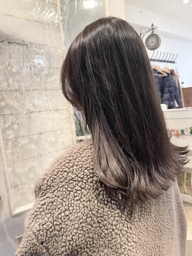 シェノン(CHAINON) 前髪あり美髪ナチュラルストレートセミディ30代40代梅ヶ丘美容室