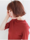 透明感オレンジブラウン