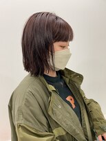 エンドリンク(endlink)&nbsp;ワイドバングボブ×オレンジカラー