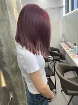 キング 梅田(K!ng)&nbsp;【梅田】ピンクカラーダブルカラーケアブリーチ髪質改善