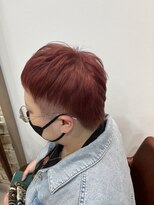 アメイジングヘアー 千歳店(AMAZING HAIR) ベリーショート/刈り上げ/メンズライク/ピンクラベンダー