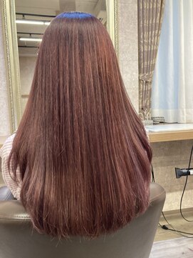 モニカ 横須賀中央店(Monica) オトナ可愛いレッドブラウンカラー
