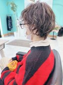 デジタルパーマ×ハイライト