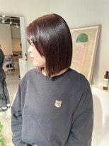 エト 梅田(eto)&nbsp;ぱつっと/ボブ/pink brown☆