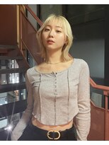 アリエッタ ギンザツー(ARIETTA GINZA2)&nbsp;20代30代 韓国ボブ×ブロンド/ハイトーン/ブリーチ/ダブルカラー