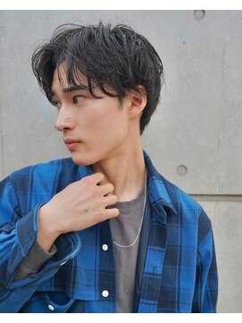 ニコ トウキョウ 渋谷(nico TOKYO) メンズ/センターパート/ニュアンスパーマ