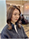 ★韓国ミディアムヘア＋ハイライトカラー★