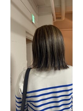 トクテ 吉祥寺(tokute) グレージュカラー/ボブウルフ/黒髪/ココアベージュ