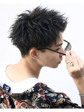 ラクーントウキョウ(RACCOON.TOKYO) ソフトツイスト アップバング ベリショ スパイキーショート