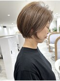 20代30代大人ショートボブ