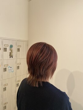 パプスドコワフュール 甲子園口店(Pap's de coiffeur) ピンクハイライト