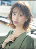 大人可愛い小顔レイヤーミディアム　 新宿 川田