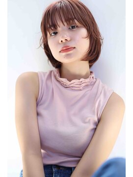 ウル(ulu) 外はねボブ 透明感カラー 白髪ぼかし 名東区 大人女性