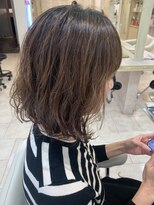 アッシュ 仙川店(Ash)&nbsp;30代40代50代ゆるふわボブ白髪ぼかしボブパーマデジタルパーマ