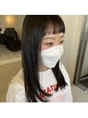 オン眉ぷっつりカット