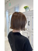 切りっぱなしボブ