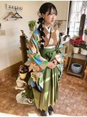 卒業式着付けヘアセット