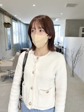 イロア(iroa) 外はね大人切りっぱなし韓国ボブ♪