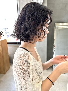テトヘアー(teto hair) ボブパーマ くせ毛風くるくるパーマ スパイラル