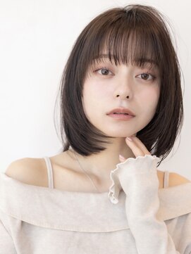 ドットハリス(.Hallis) レイヤーボブ/レイヤーカット/くびれレイヤー/韓国風ヘア