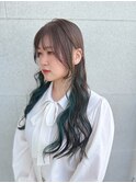 ロングヘア×インナーカラー