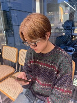 ネウィ 広島(newi) 爽やかツーブロック刈り上げ束感アップバング