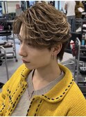 フェザーパーマニュアンスパーマコンマバングセンターパート