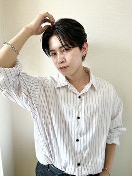 ロンドオム 池袋(Lond Homme) men's/メンズ/ブルーブラック/フェザーパーマ/サーフカール/池袋