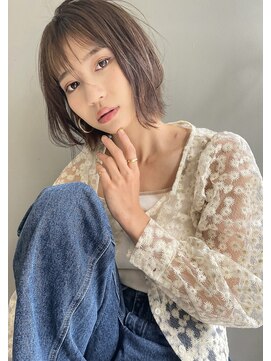 レヴリー(reverie) 海外風レイヤーボブWカラーヘイリーボブ韓国風くびれレイヤー