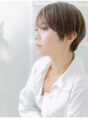 アシンメトリーナチュラルマッシュショートh4上尾20代30代40代