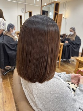 ラボヌール ヘアーウル 春日部西口店(La Bonheur hair heureux) サラサラストレート