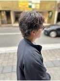 短髪シャドウパーマ