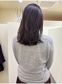 〈浅草 半個室〉レイヤーミディ/ラベンダーブラウン