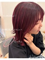 コンティロミー(CONTI ROMMY.) ワインレッドチェリーピンクブリーチなしカラー大人可愛い本厚木