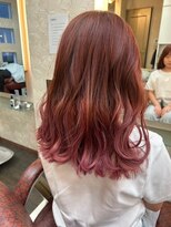 エスエムアールツー(SMR2)&nbsp;赤/ピンク/グラデーションカラー/美髪トリートメント/イメチェン