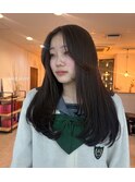 ベージュ/韓国スタイル/レイヤーカット/並木坂/透明感カラー