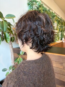 ビーワールド(B WORLD) ショートボブパーマ20代30代40代ショートパーマショート