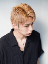 アルファ 新宿(alpha)&nbsp;フェザーパーマ/ブルーブラック/刈り上げセンターパート[新宿]