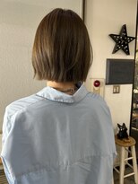 ヘアアンドスペース ベロン(hair&space velon) マットベージュボブ