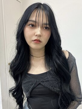 ディーバ 横浜(D.I.E.V.A) 20代30代40代髪質改善ロングヘア韓国レイヤー艶髪ブルーブラック