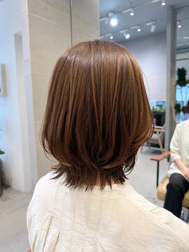 キミトヘアデザインアンドスパ(Kimito Hair design&spa) 大人可愛いくびれレイヤーミディ/外ハネくびれミディ
