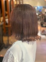 エイム ヘア デザイン 町田店(eim hair design) 【大人かわいい】外ハネボブ/ココアブラウン/髪質改善